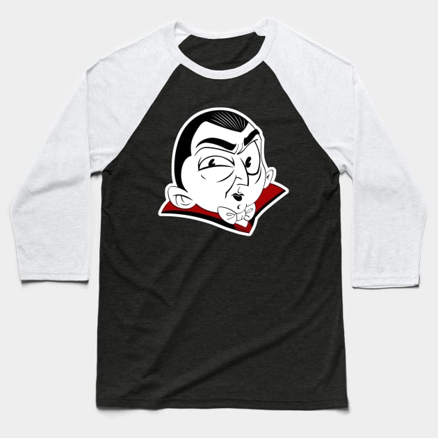 Dracula Baseball T-Shirt by FreakPills